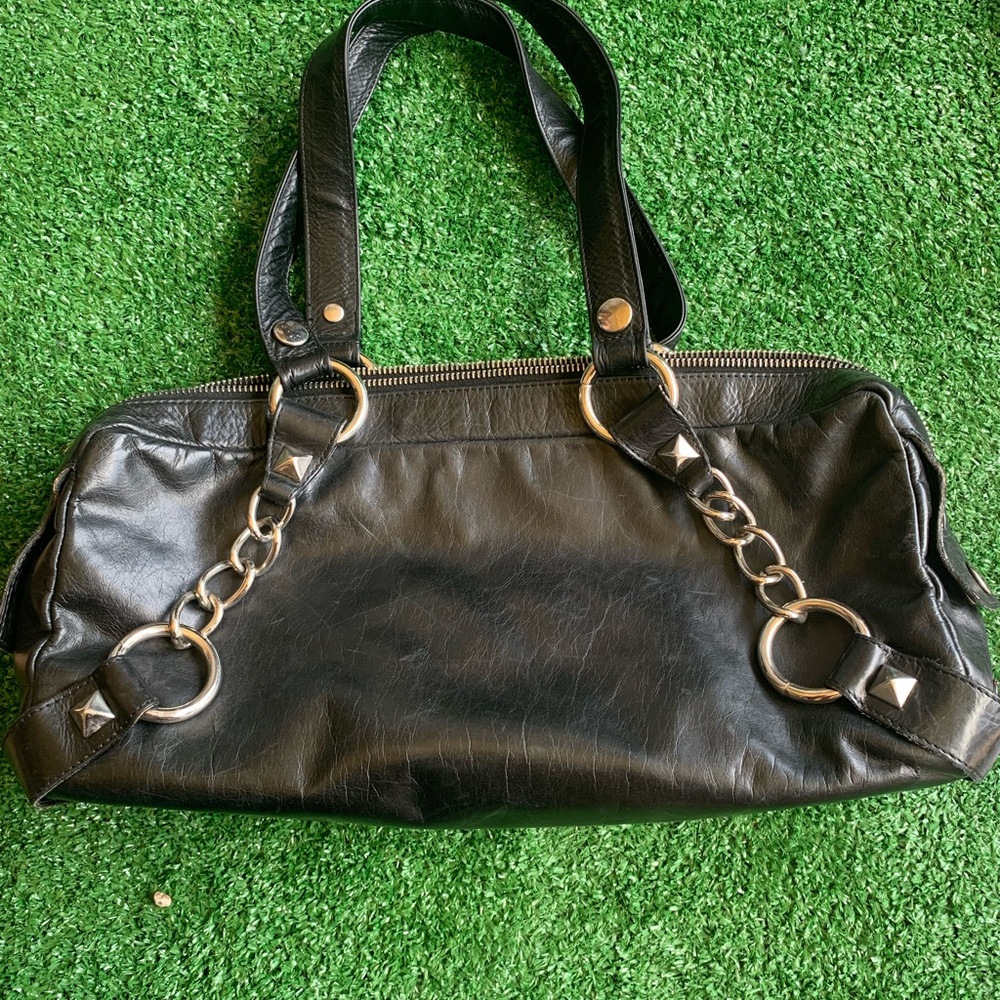 Black leather Kooba bag